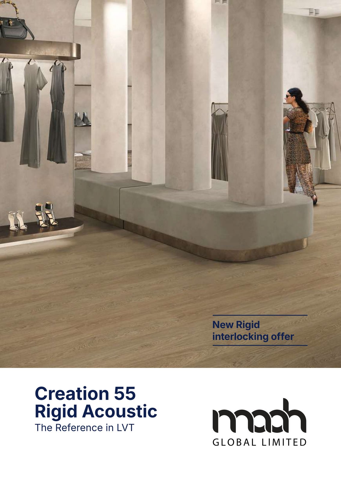 Creation 55 Rigid Acoustic - LVT Flooring Catalogue cover
