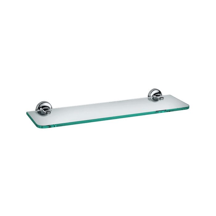 E-Plus Glass Shelf 600mm Chrome