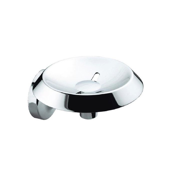 E-Plus Grooved Soap Dish Chrome