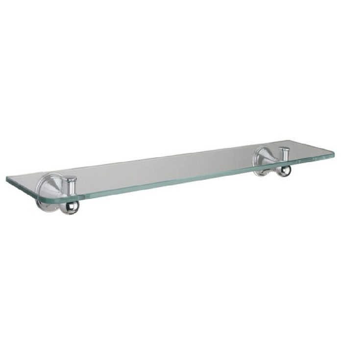 Genoa Glass Shelf 500mm Chrome