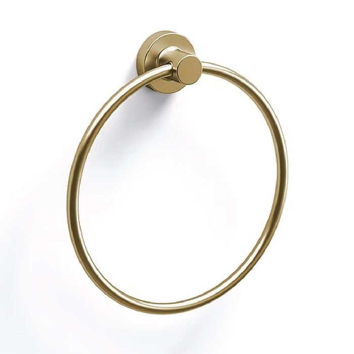 Tecno Project Towel Ring 180mm Brushed Gold