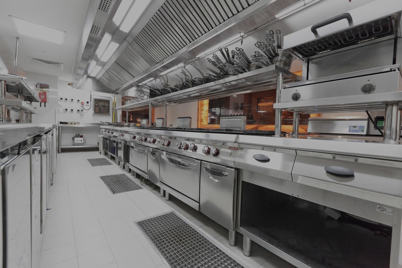 Full commercial kitchen equipment line