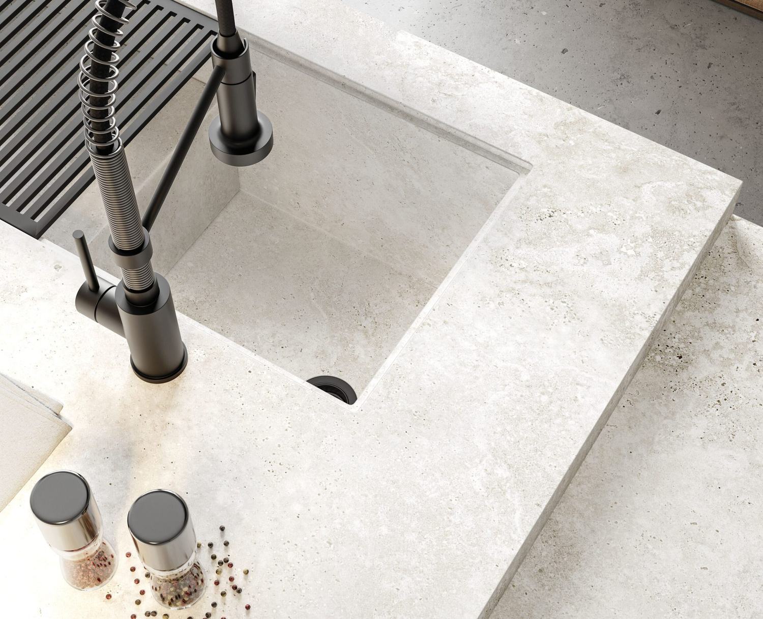 Travertino Cross White, view 1 of 3